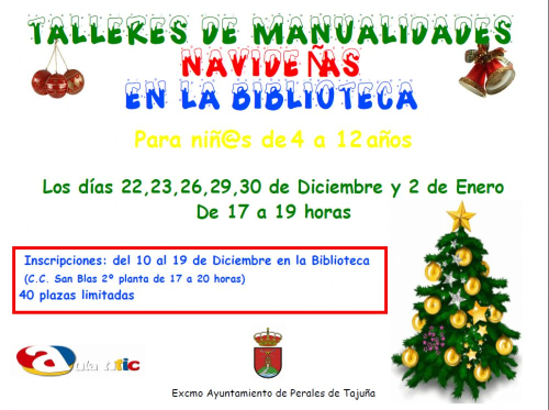 TALLERES DE MANUALIDADES NAVIDEÑAS